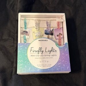Merkury Firefly Lights Mini Clip LED String Lights -